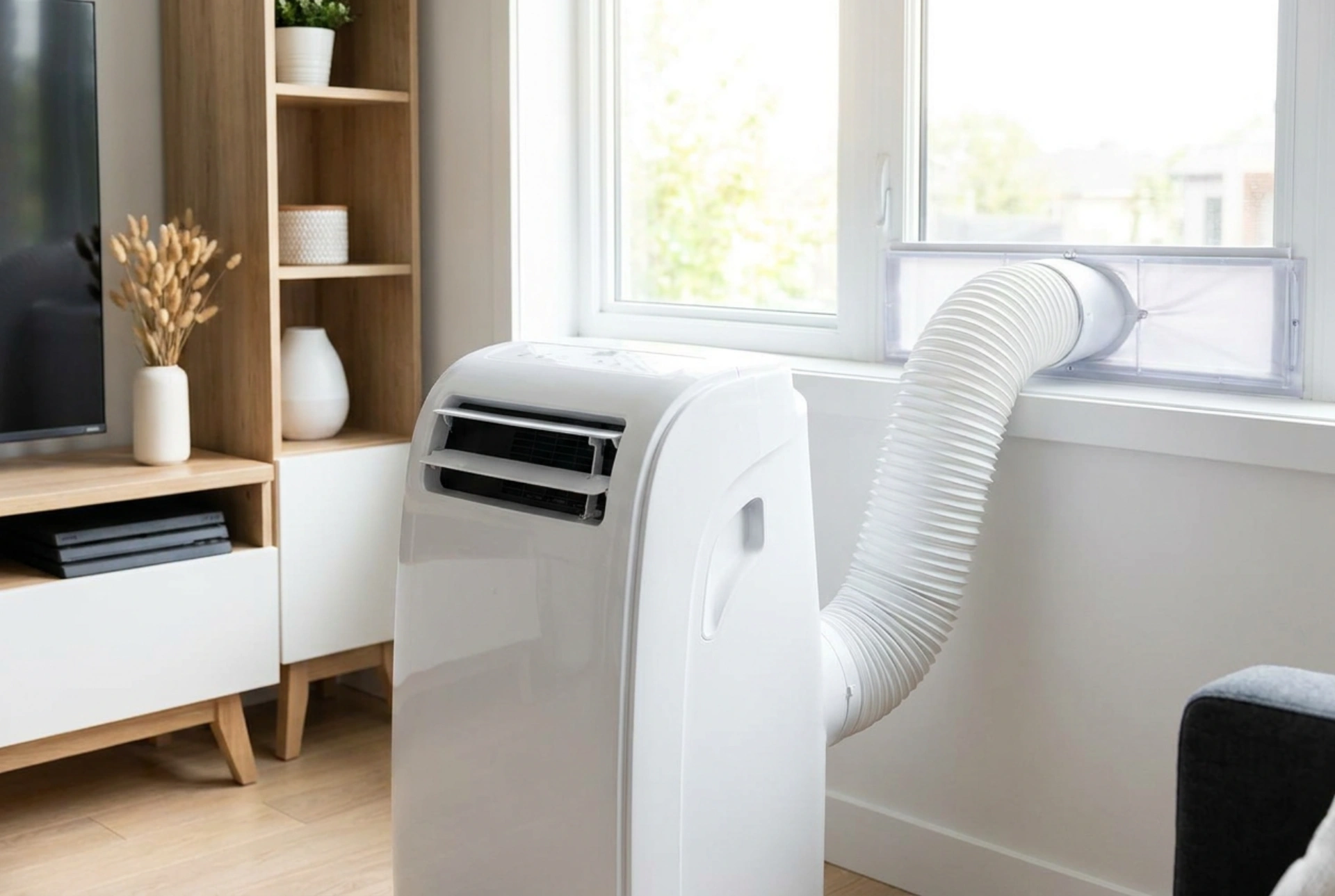 Como posicionar o ar condicionado portátil com mangueira para refrigerar melhor