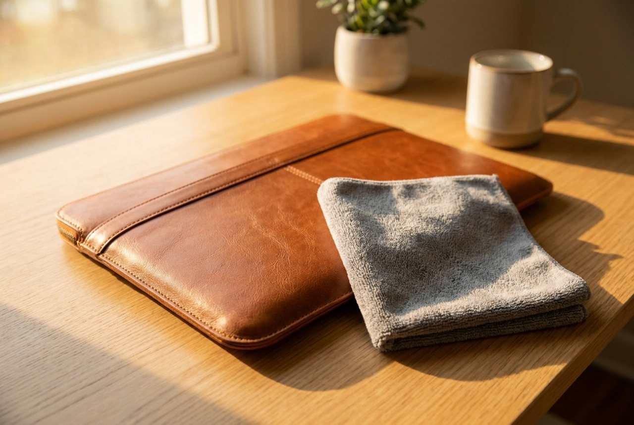 Como cuidar de uma capa de couro para notebook e proteger o aparelho