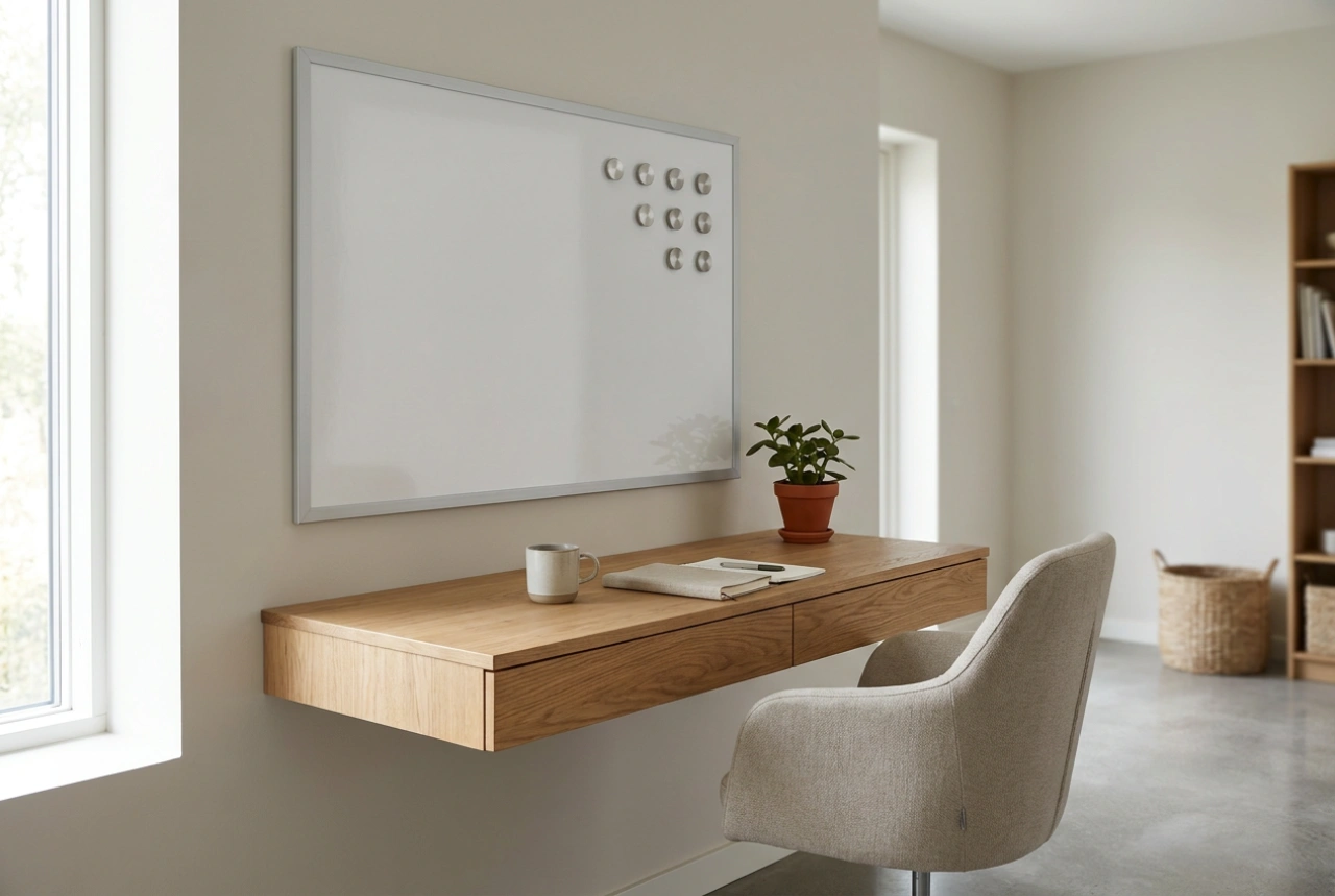 Como planear um quadro magnético à medida para a sua parede de trabalho