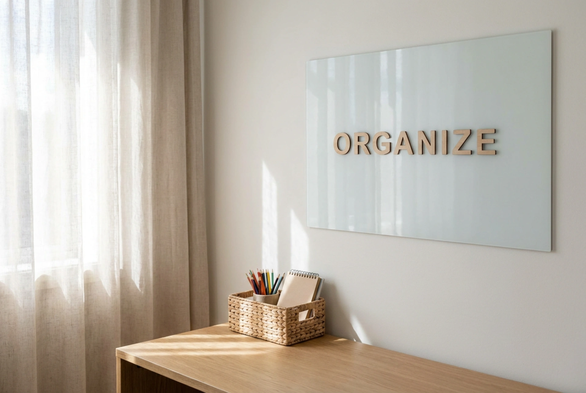 Como organizar um canto infantil com quadro magnético na parede