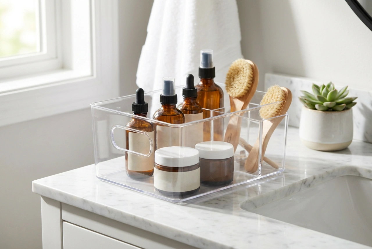 Como organizar cosméticos de forma eficiente utilizando organizadores de gavetas