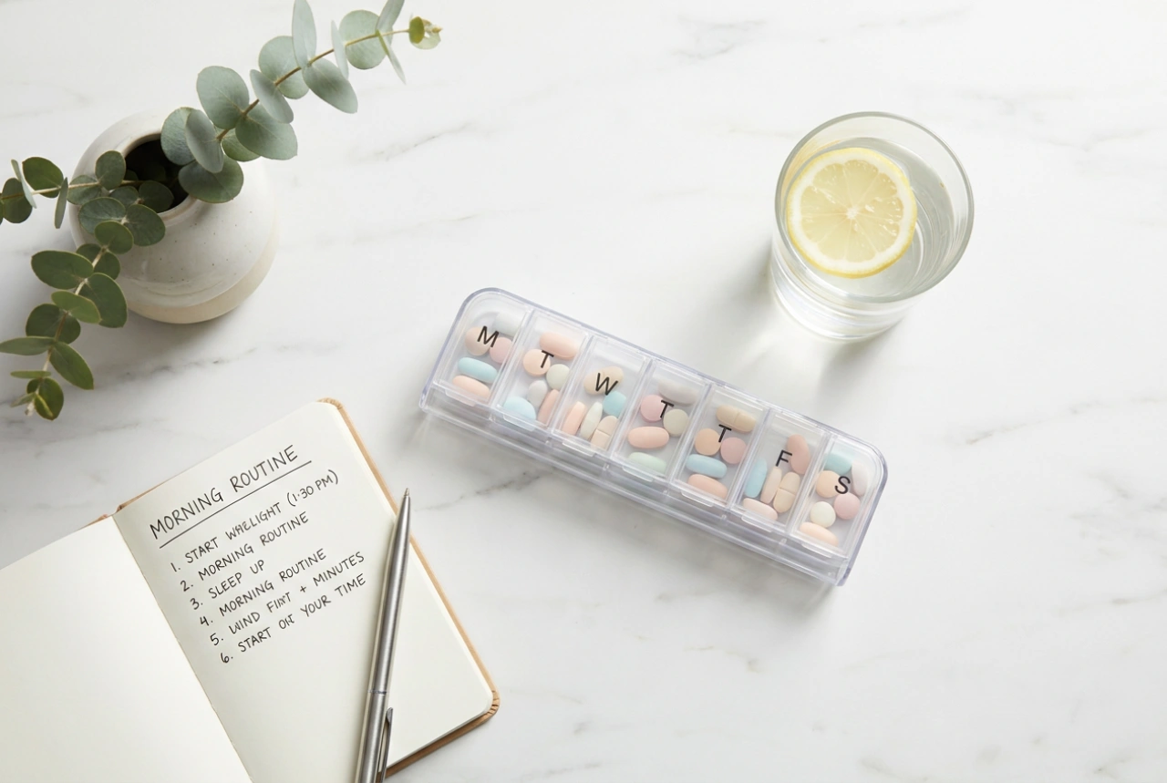 Como organizar e identificar a caixa de medicamentos semanal para evitar erros