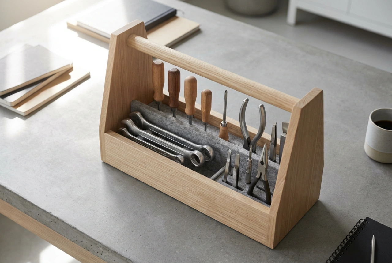 Como organizar uma caixa de ferramentas com equipamento básico