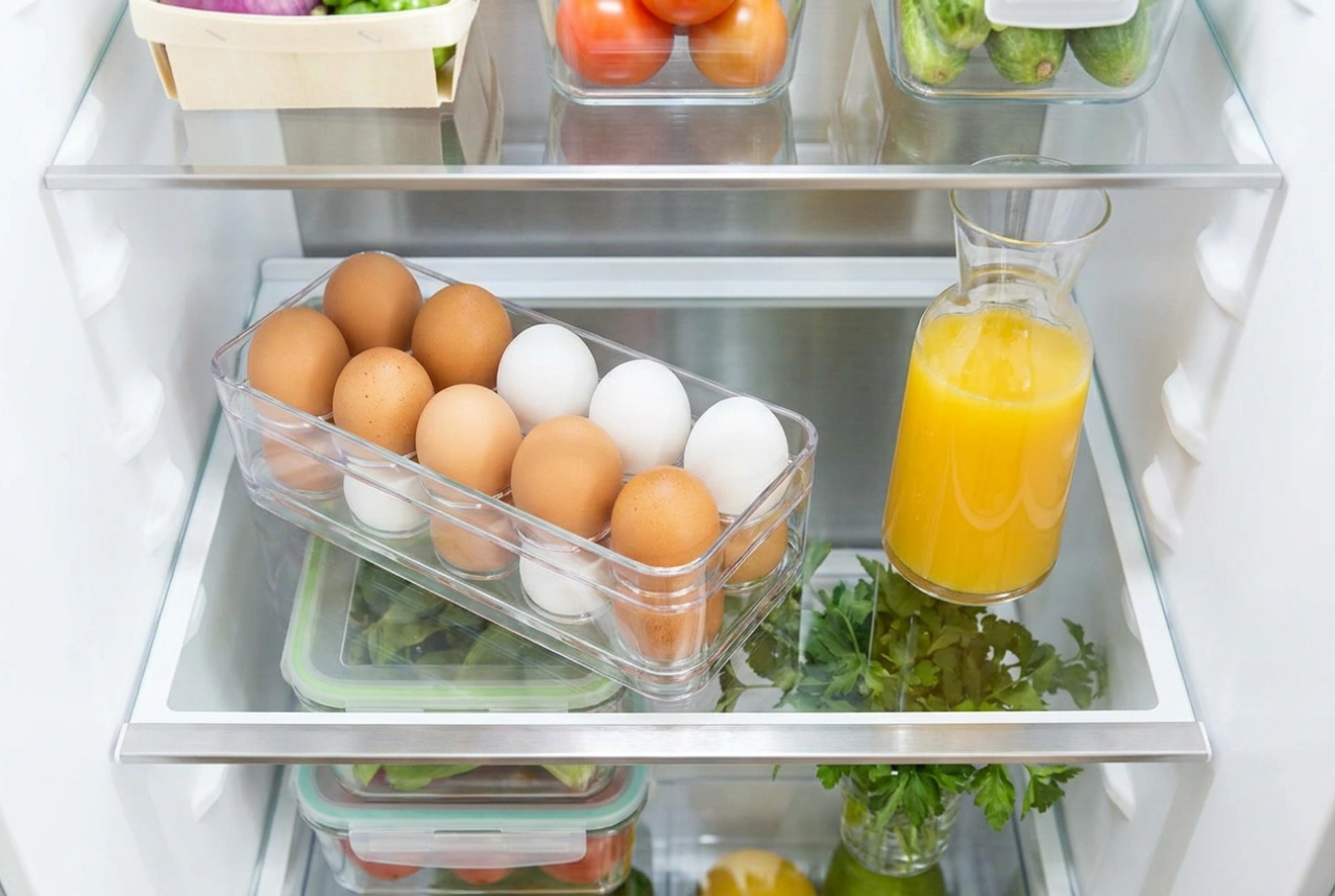 Como o organizador de ovos para frigorífico otimiza os suprimentos do pequeno-almoço