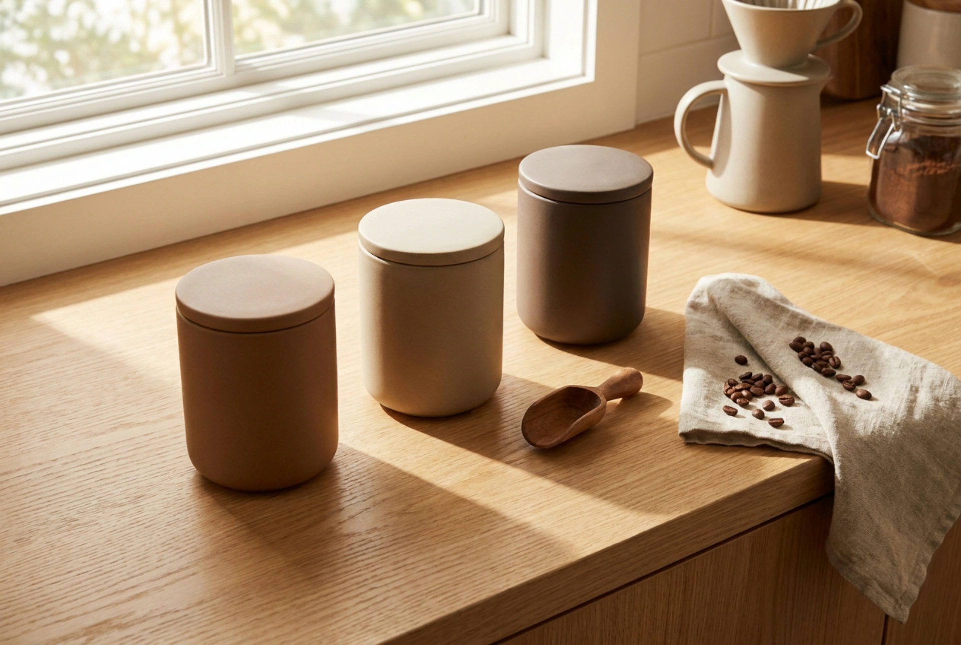 Como usar recipientes de cerâmica para preservar o aroma do café