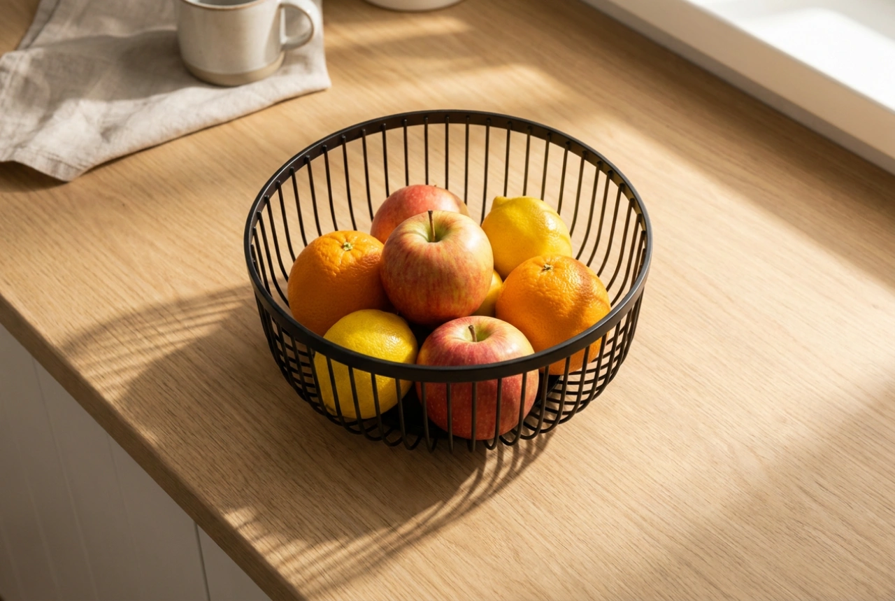 Como otimizar a circulação de ar para conservar frutas em fruteiras de metal