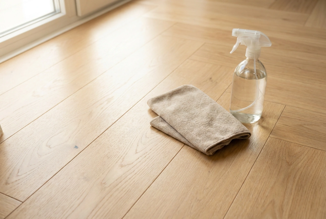 O que distingue um detergente de excelência para a limpeza de parquet
