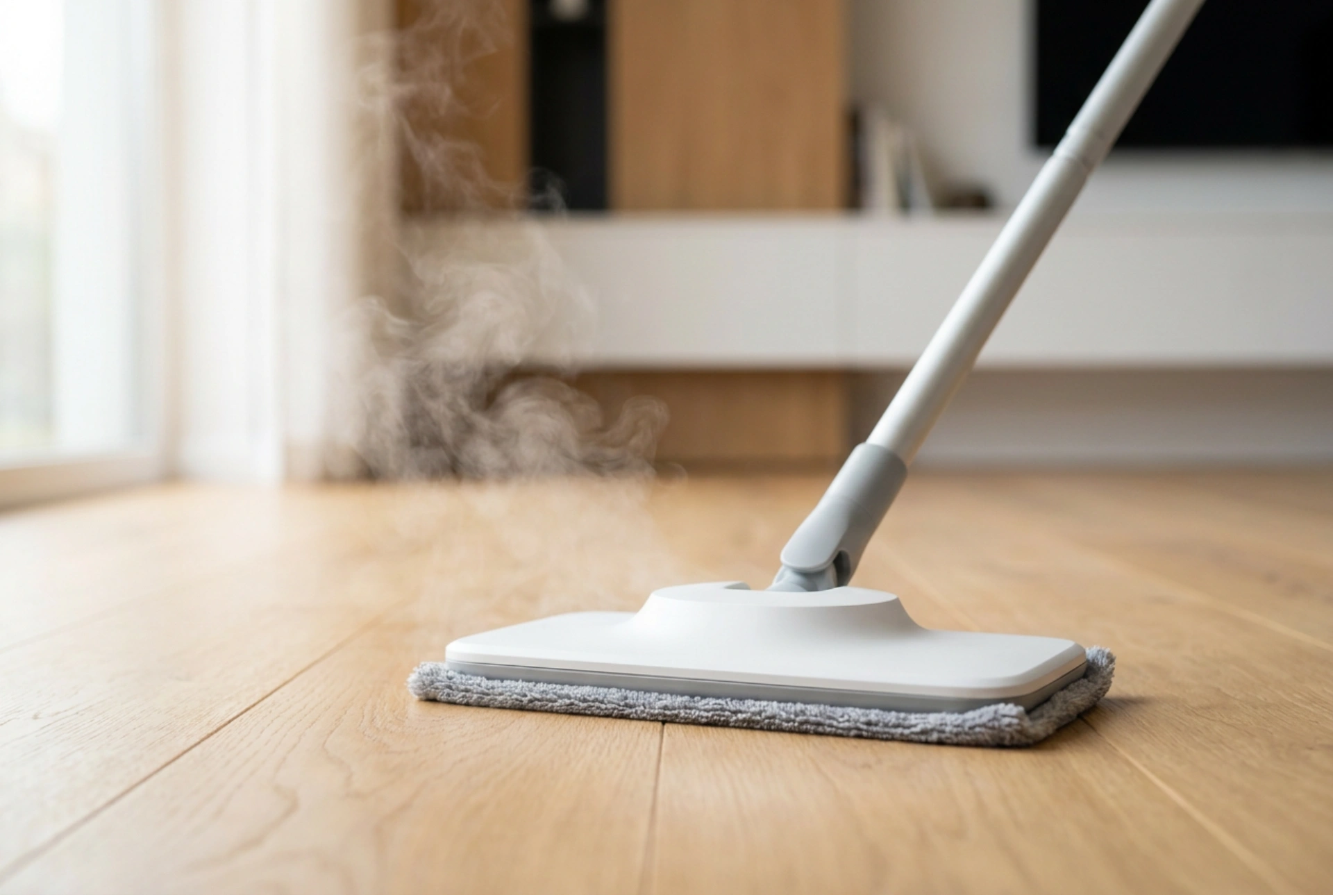 Como usar mopa a vapor com aspirador em pisos duros