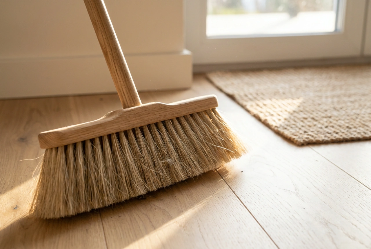 Para que serve uma vassoura de cerdas naturais e como usá-la corretamente