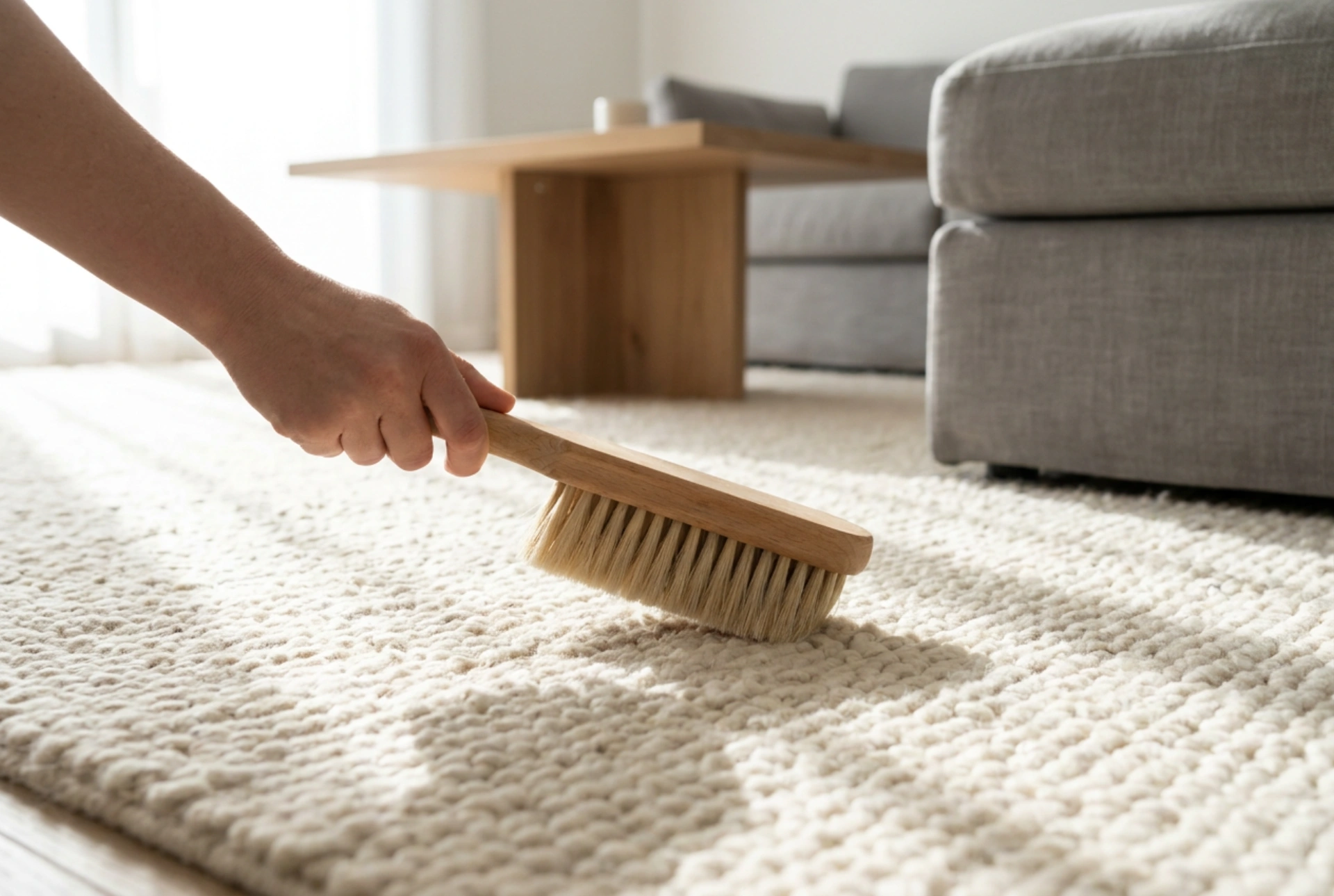 Como usar a escova de limpeza em tapetes sem danificar as fibras