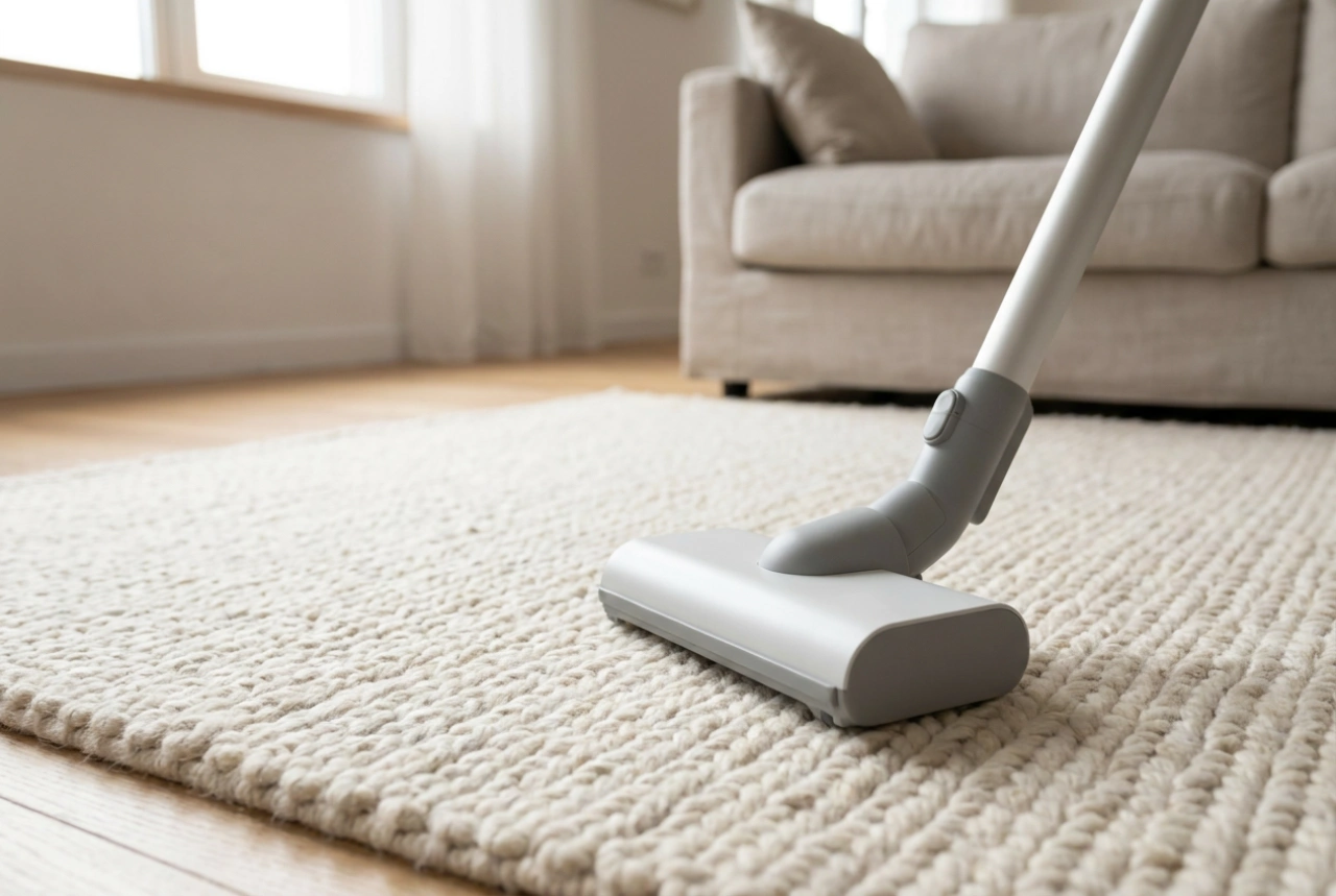 Como aspirar pelos de animais de carpetes e sofás com um aspirador vertical