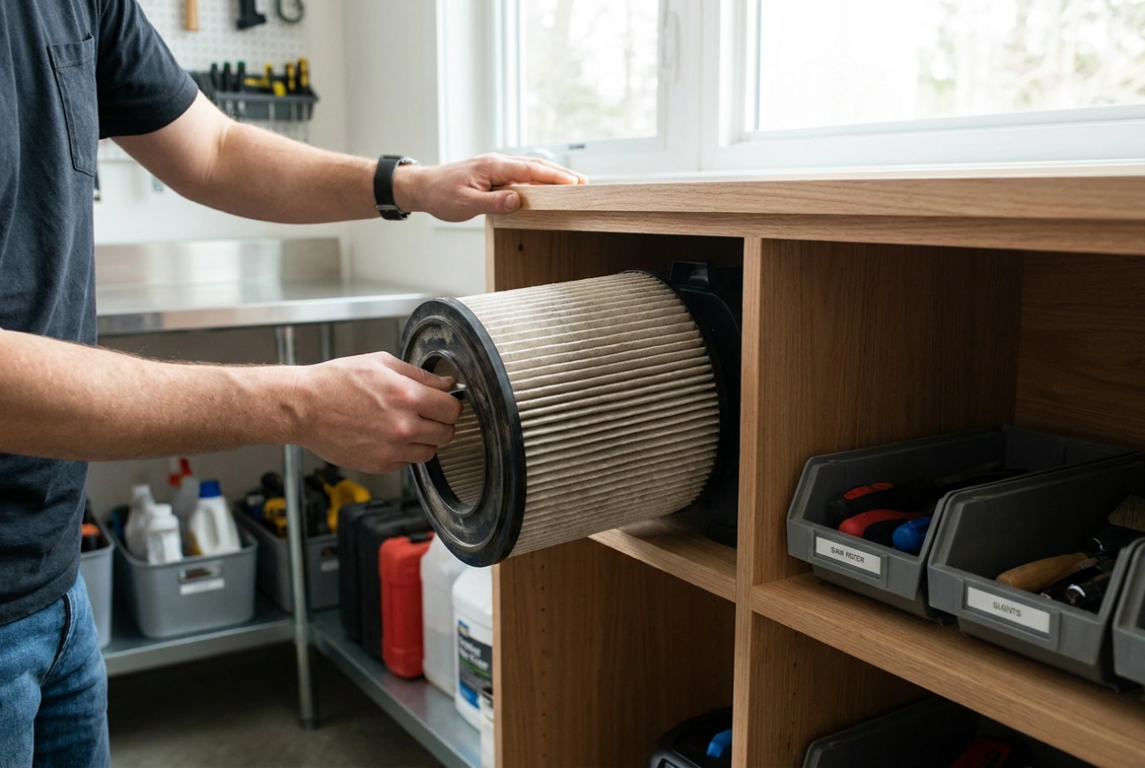 Como utilizar sacos de aspirador industrial para poeiras pesadas