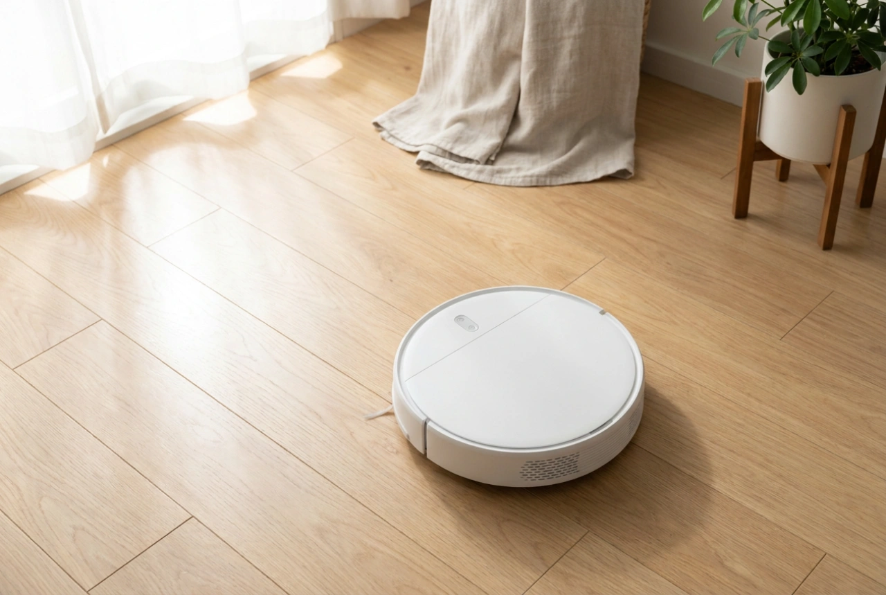 Como configurar o robô aspirador com função de mopa no seu apartamento