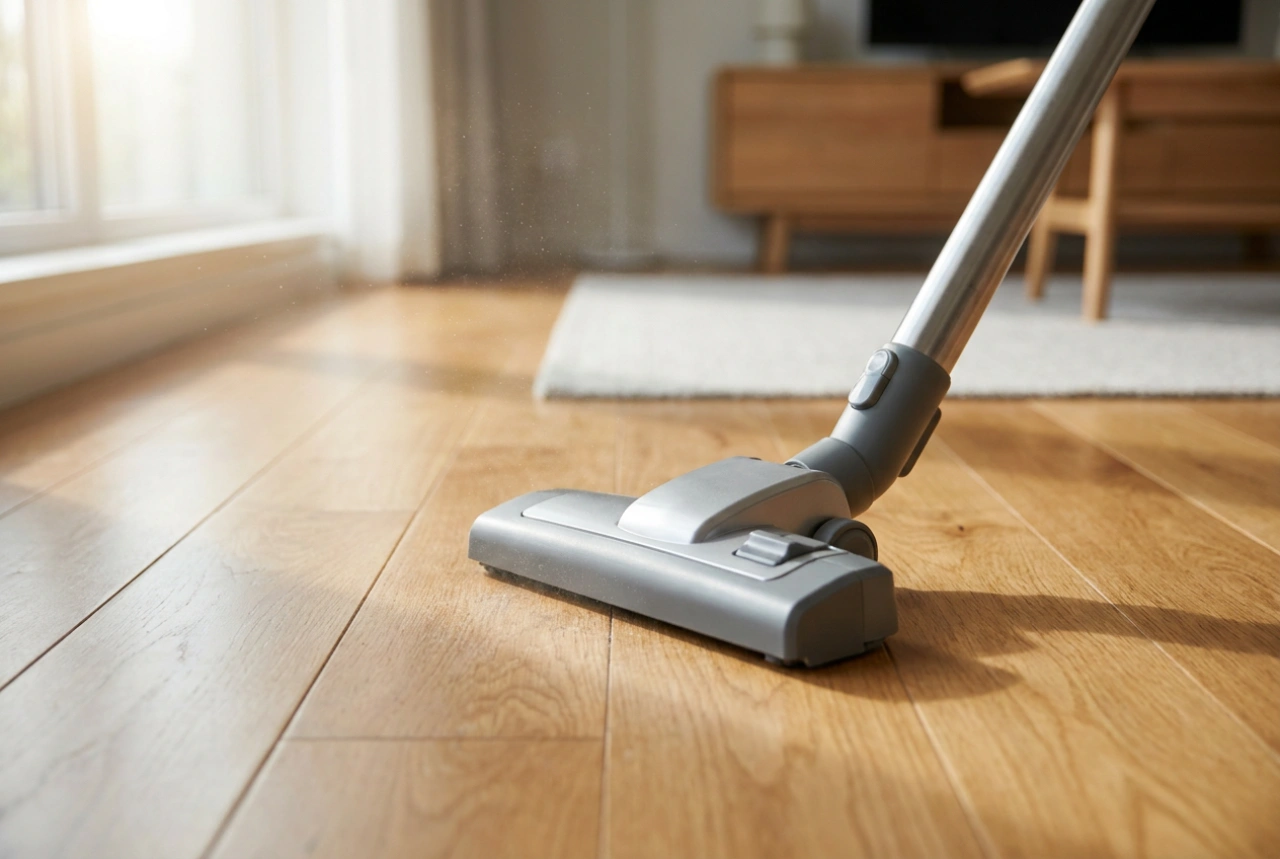 Como aspirar pó de gesso utilizando um aspirador com sacudidor automático