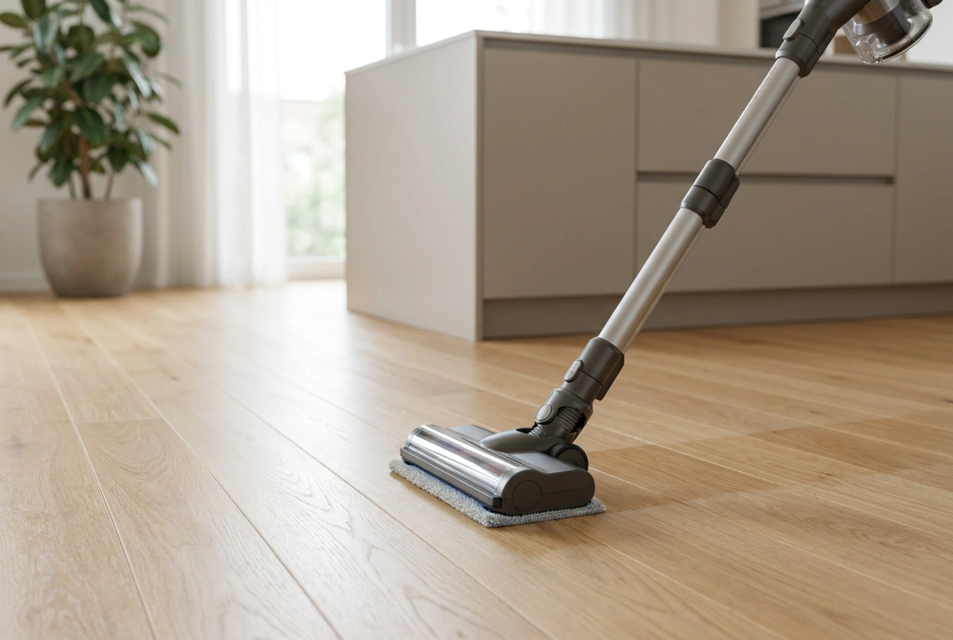 Como limpar com aspirador vertical com mopa sem deixar manchas