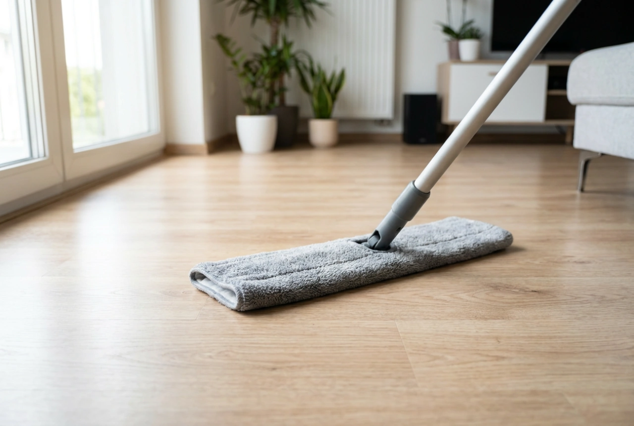 Como limpar pisos laminados com aspirador líquido sem estufar as bordas