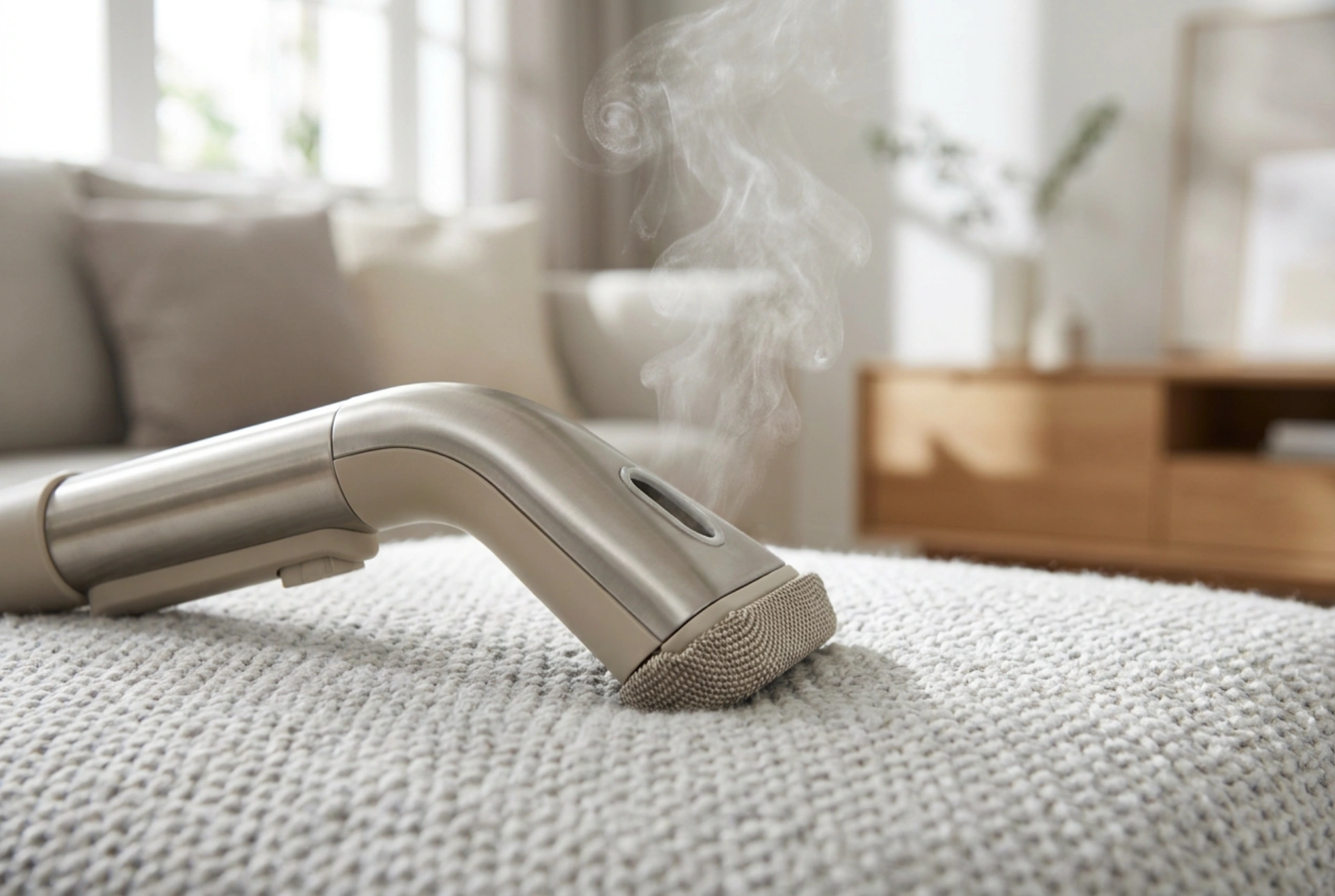 Como usar o aspirador extrator com função de vapor sem danificar os tecidos