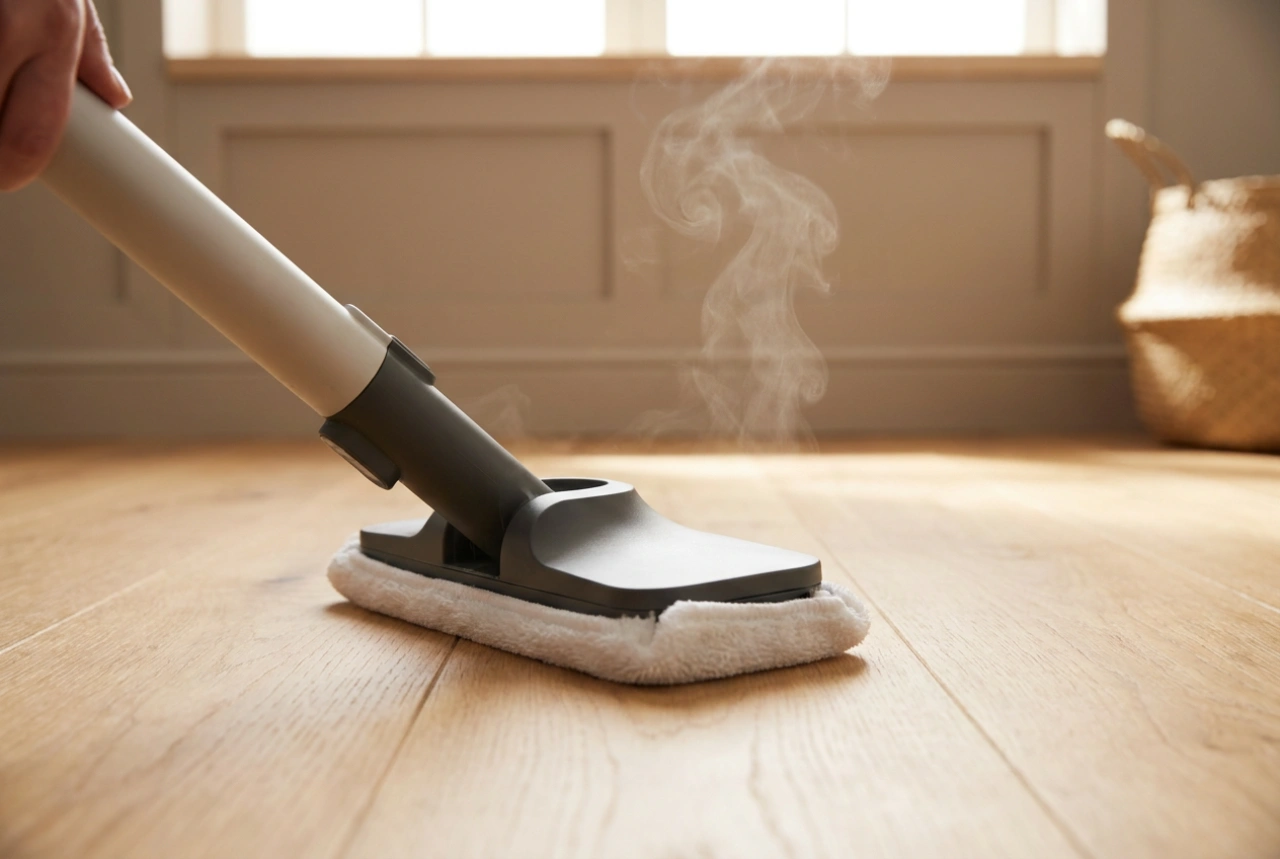 Como utilizar aparelhos de limpeza a vapor em superfícies duras com segurança