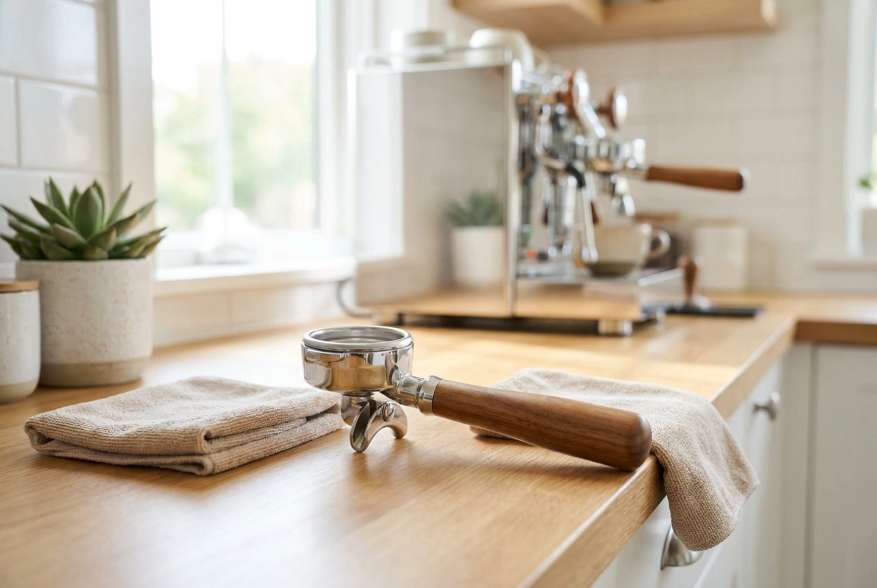 Como manter a máquina de café limpa durante todo o dia