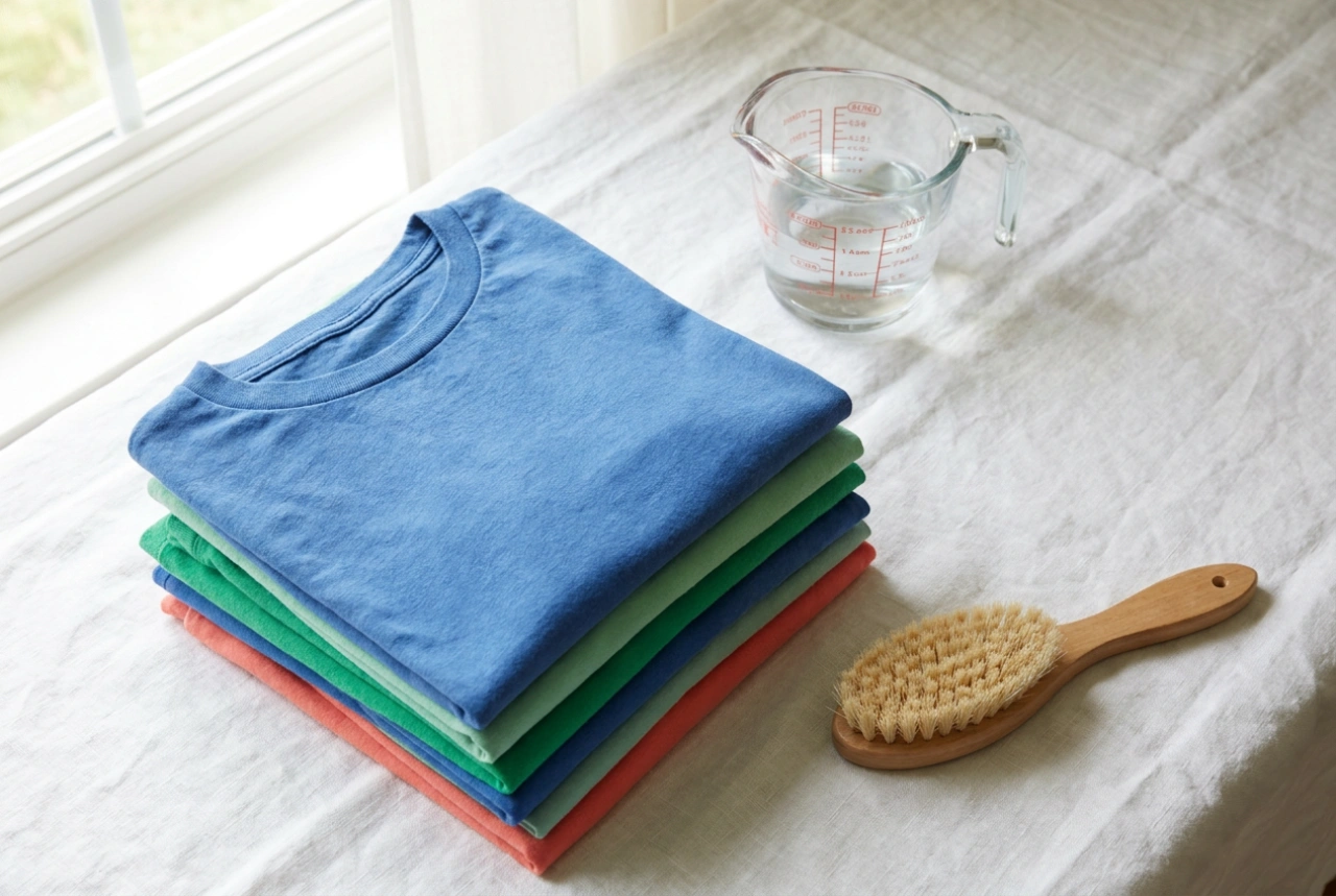 Como usar tira-manchas em roupas coloridas sem desbotar