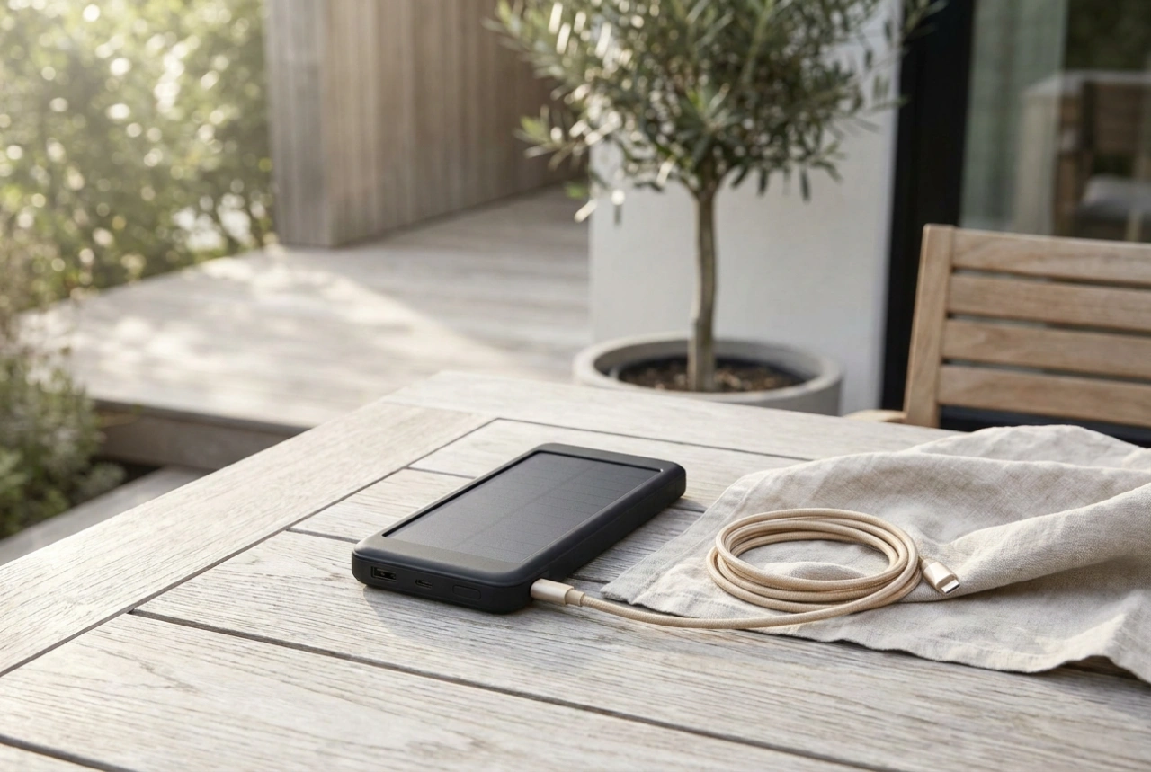 Método comprovado para utilizar um powerbank solar