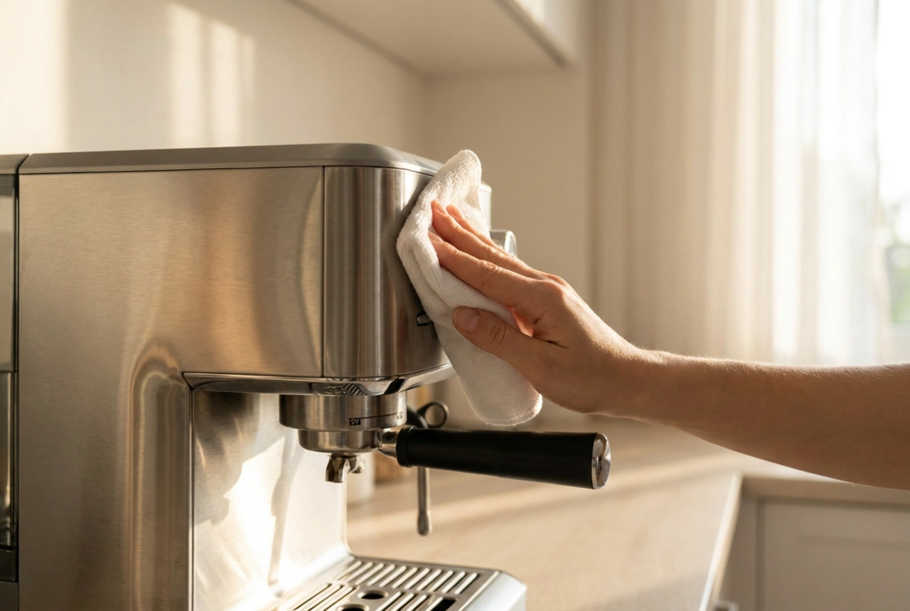 Como manter uma máquina de café profissional em funcionamento higiénico