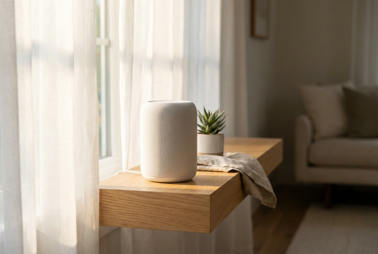 Como posicionar a coluna sem fios com rádio para obter o melhor sinal