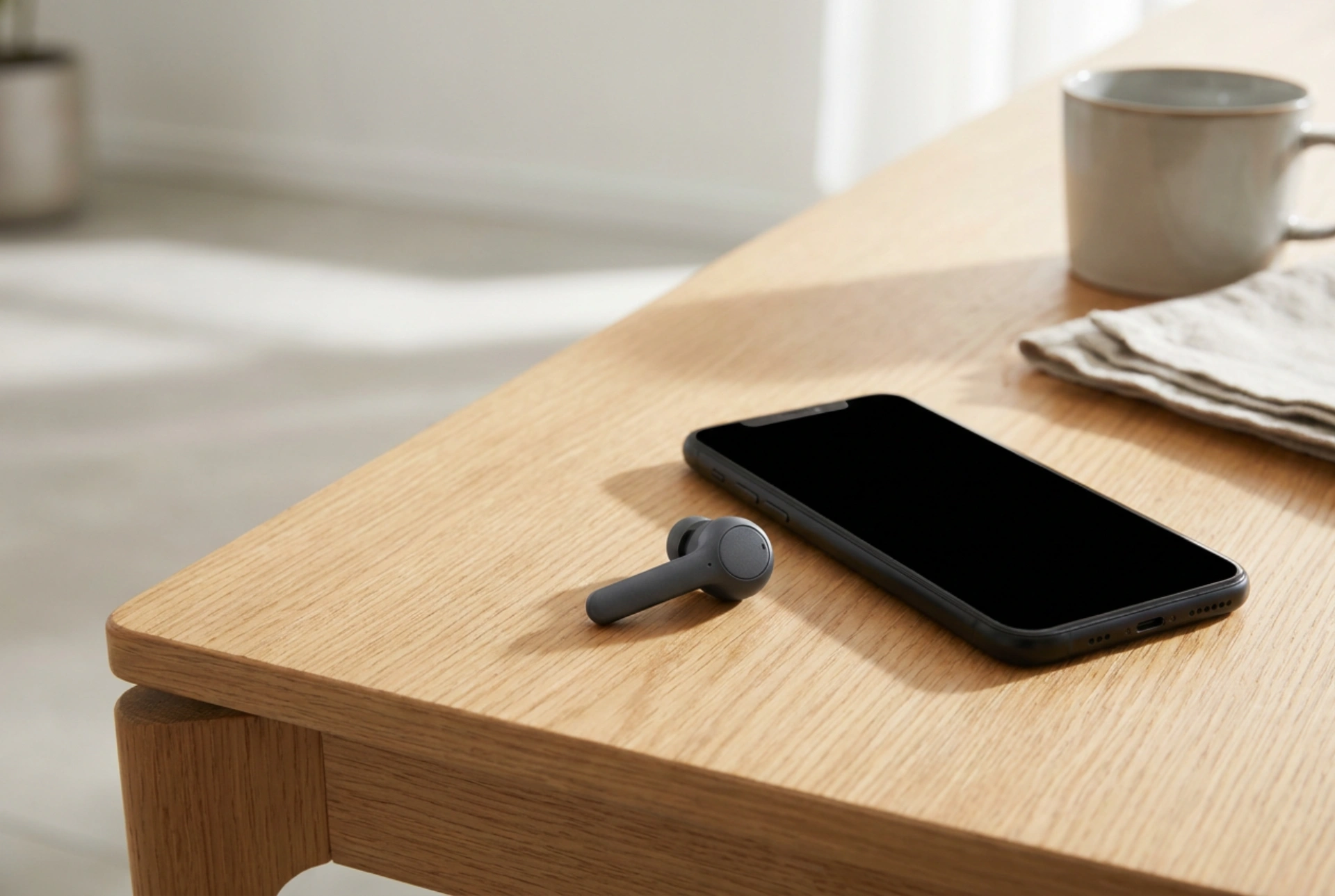 Como emparelhar um único fone de ouvido sem fio com o smartphone