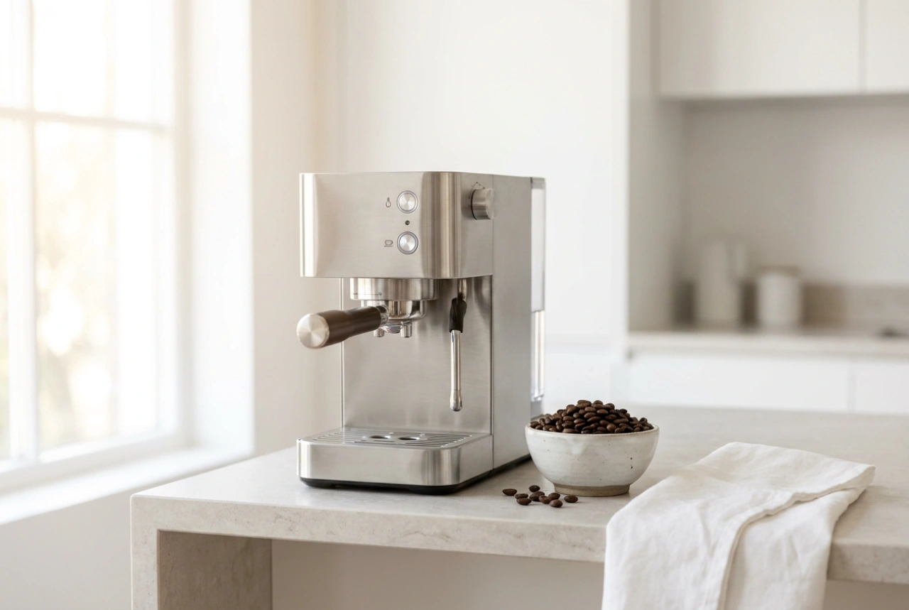 Como descalcificar uma máquina de café automática de acordo com as instruções
