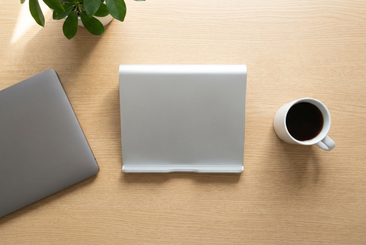 Como posicionar a base de resfriamento para notebook na mesa