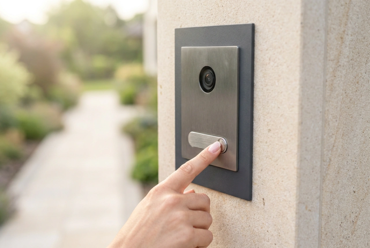 Como utilizar um interfone sem fio para portão com trinco elétrico