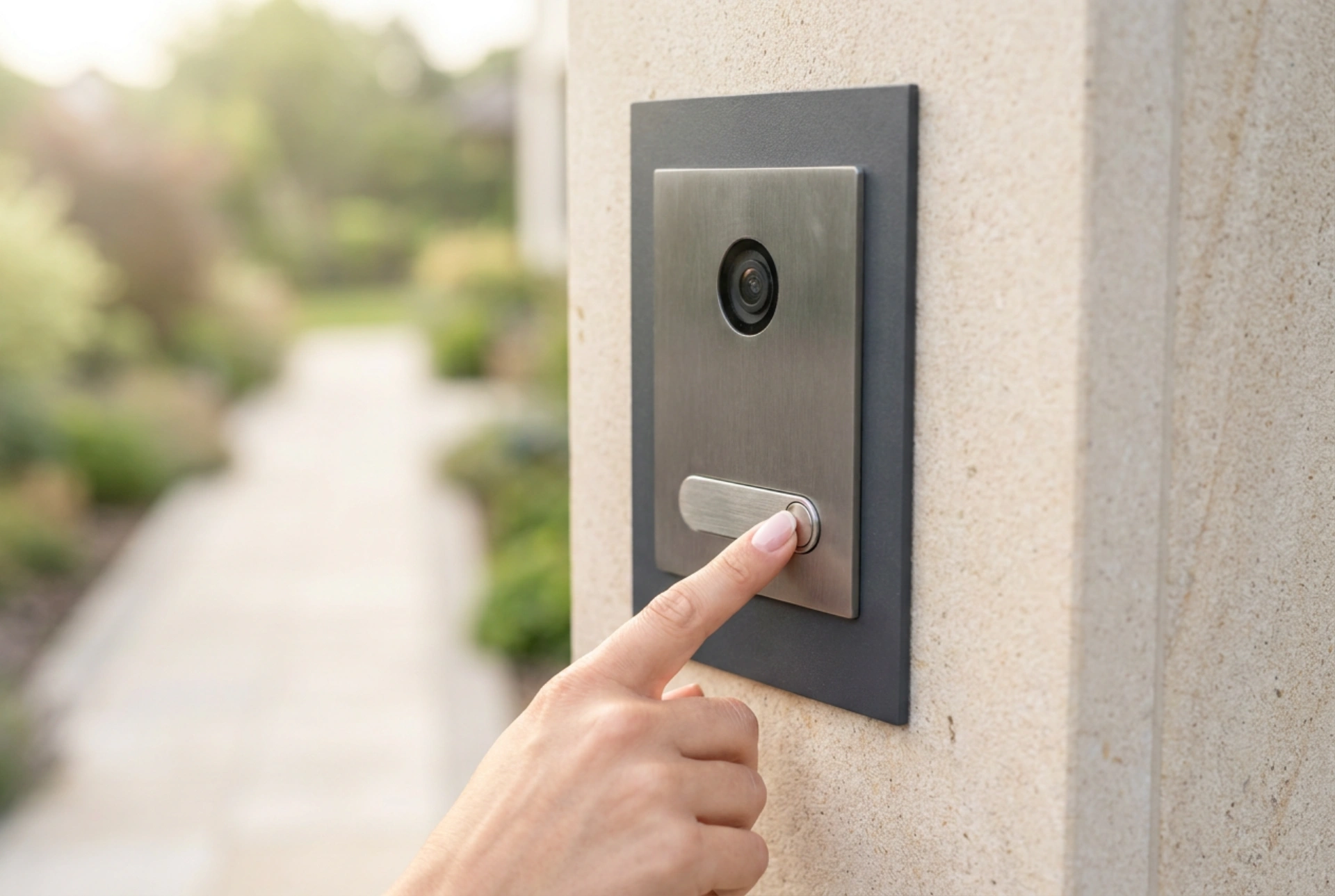 Como utilizar um interfone sem fio para portão com trinco elétrico
