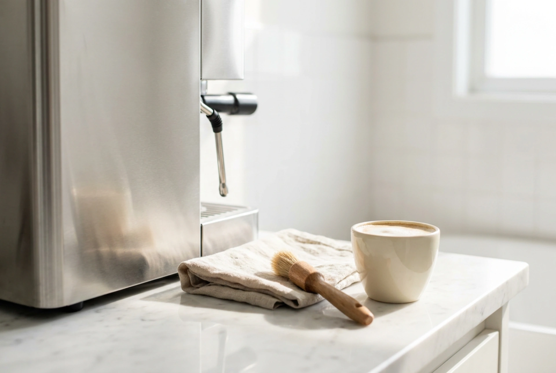 Como cuidar de uma máquina de café automática compacta em casa