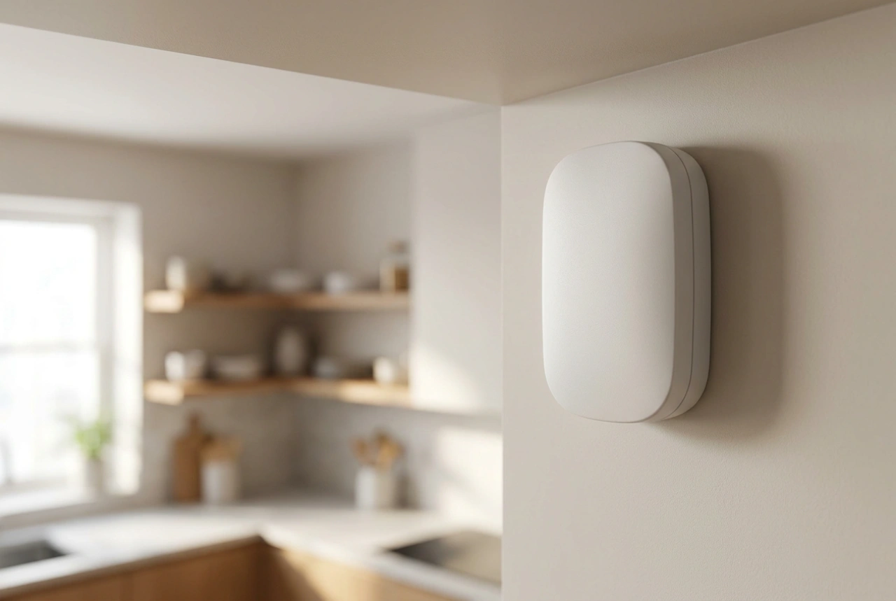 Onde colocar um sensor de gás natural sem fios