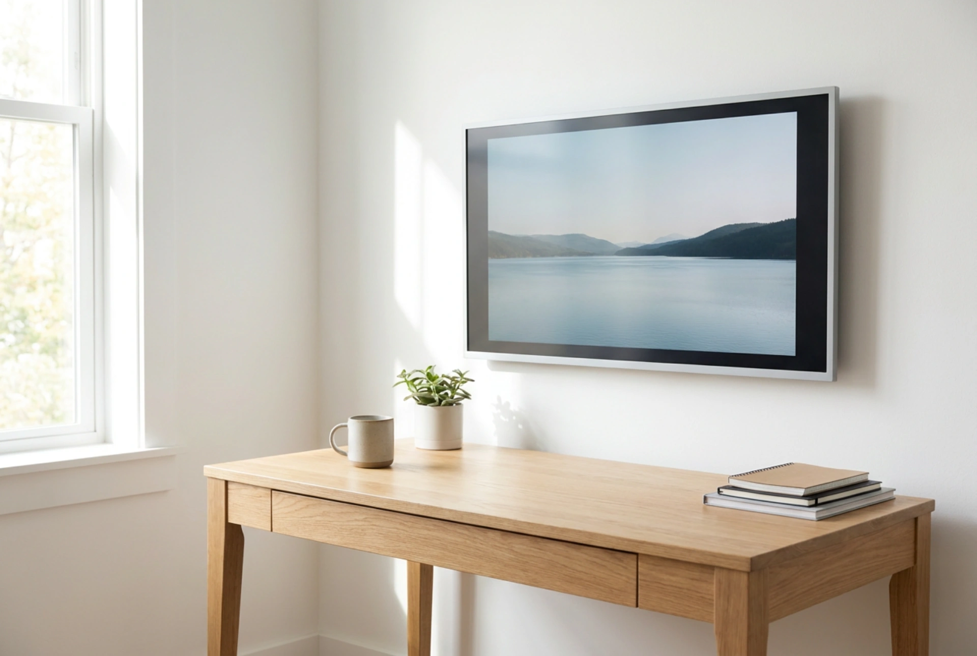 Como instalar o monitor na parede para liberar espaço na mesa
