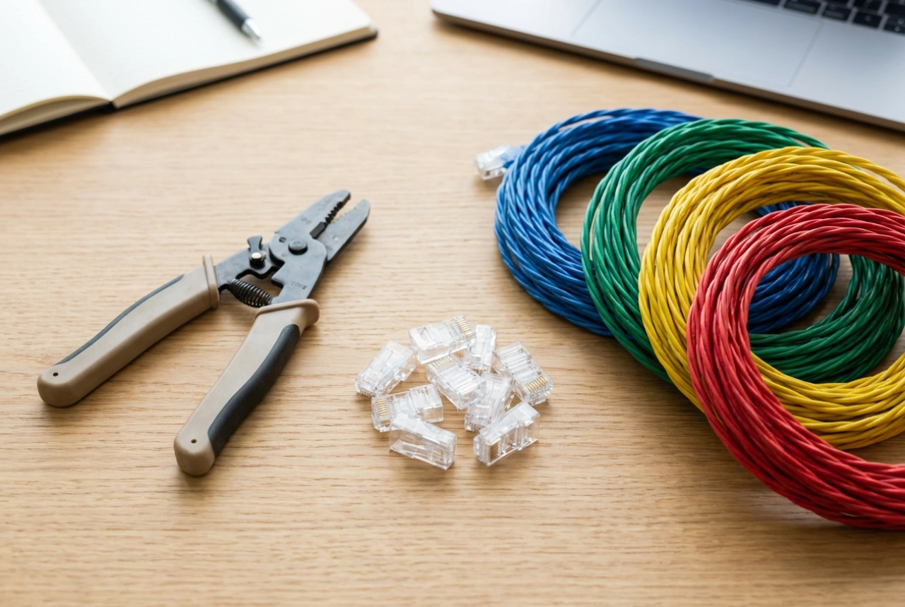 Como grimpar cabos Ethernet corretamente sem errar a ordem dos fios