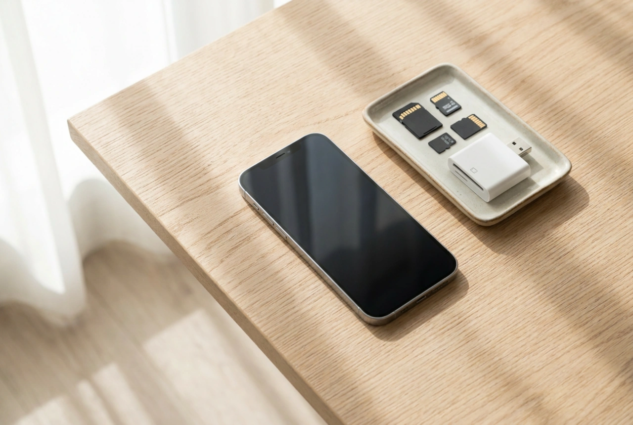 Cartões micro SD para smartphones e regras para a transferência segura de dados