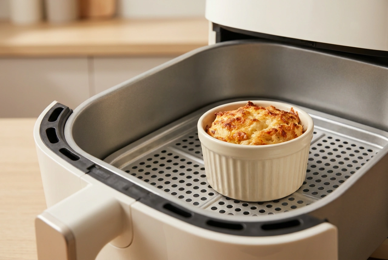 Que recipientes pode colocar com segurança na fritadeira de ar quente
