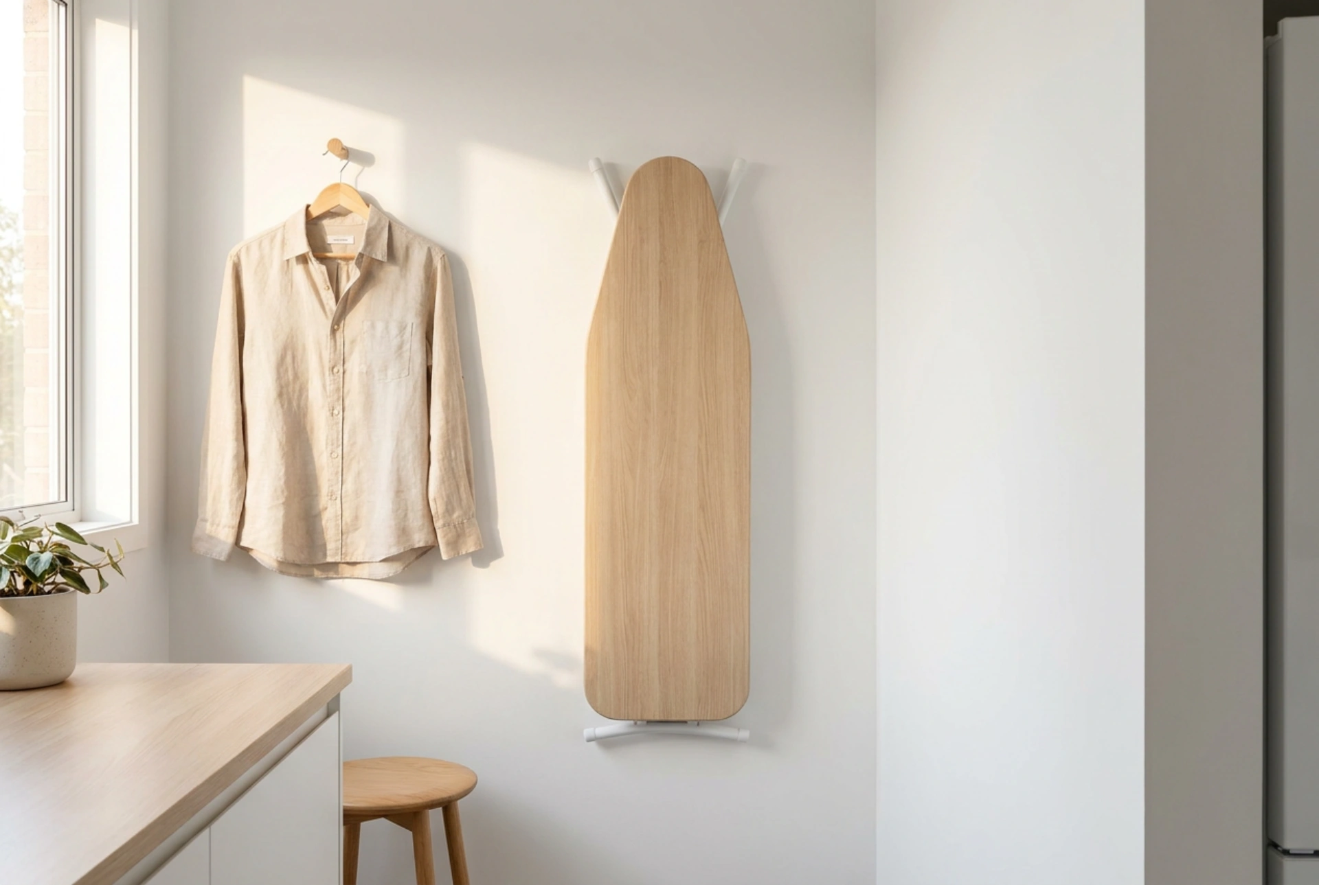 Tábua de passar de parede e a ergonomia em apartamentos pequenos