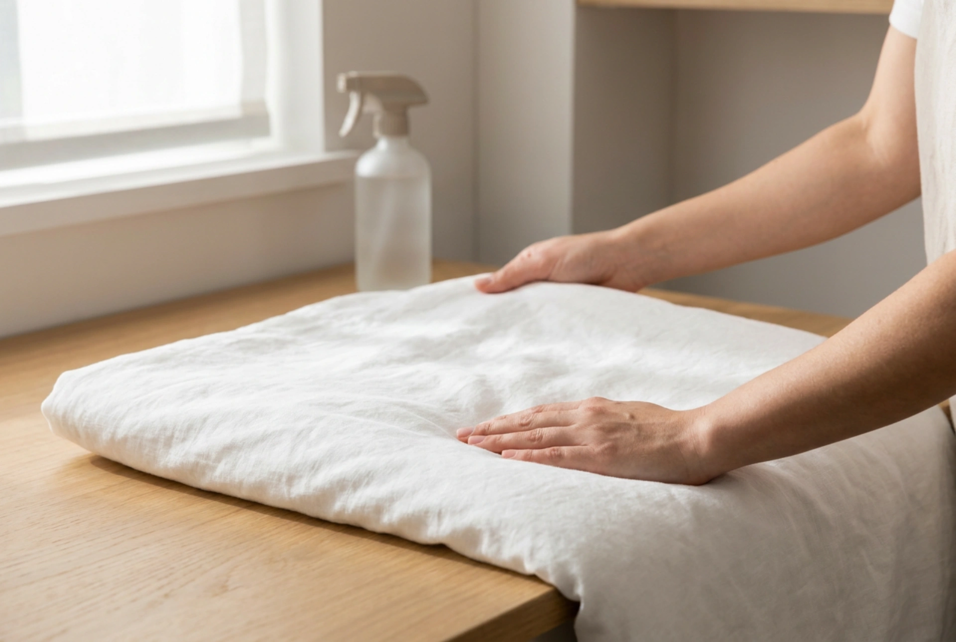 Como prensar lençóis em casa para um acabamento perfeitamente liso e alinhado