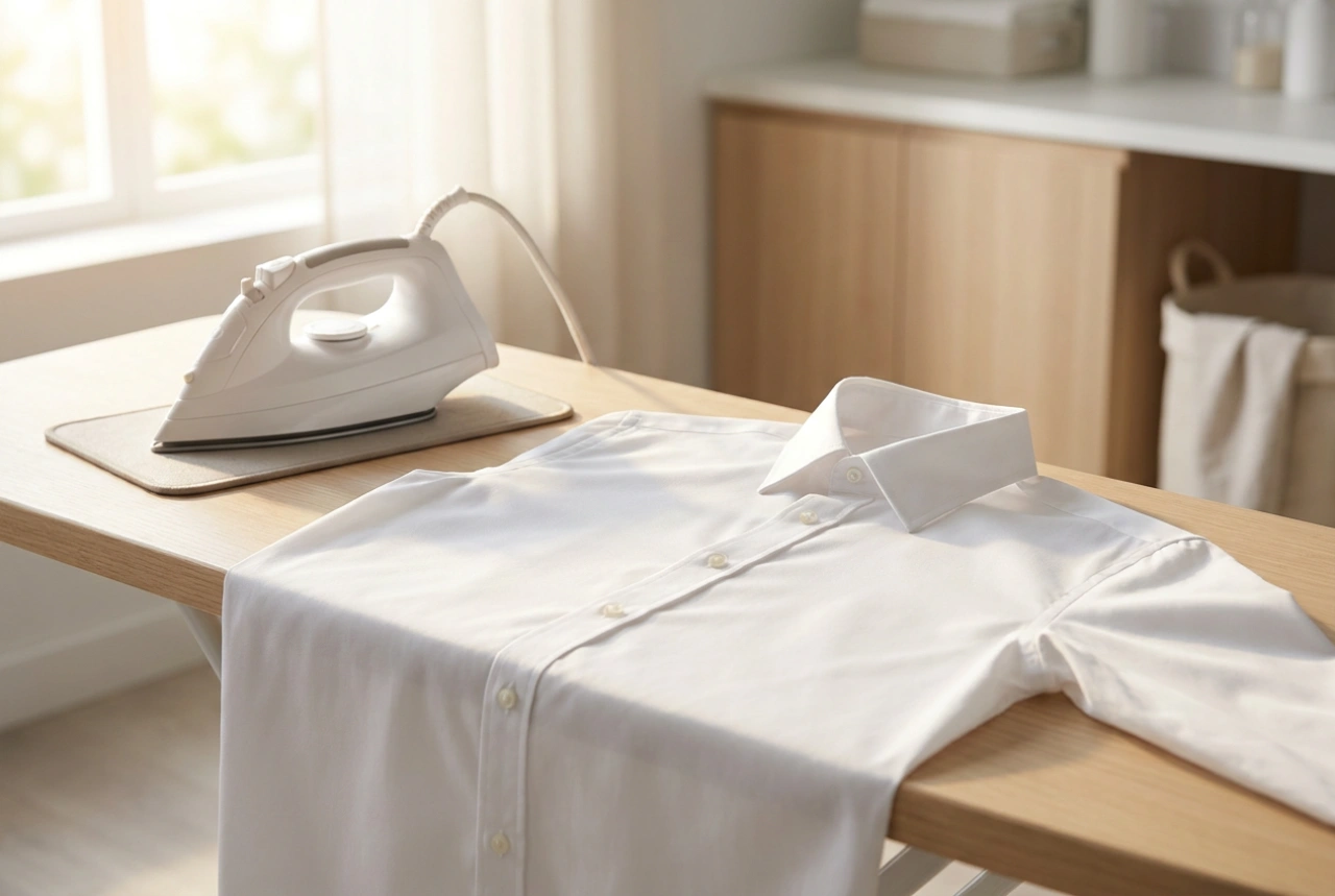 Como passar camisas para obter um colarinho e uma carcela impecáveis