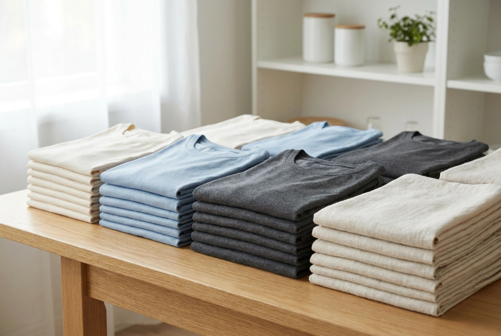 Como dobrar roupas na tábua para maximizar o espaço no armário