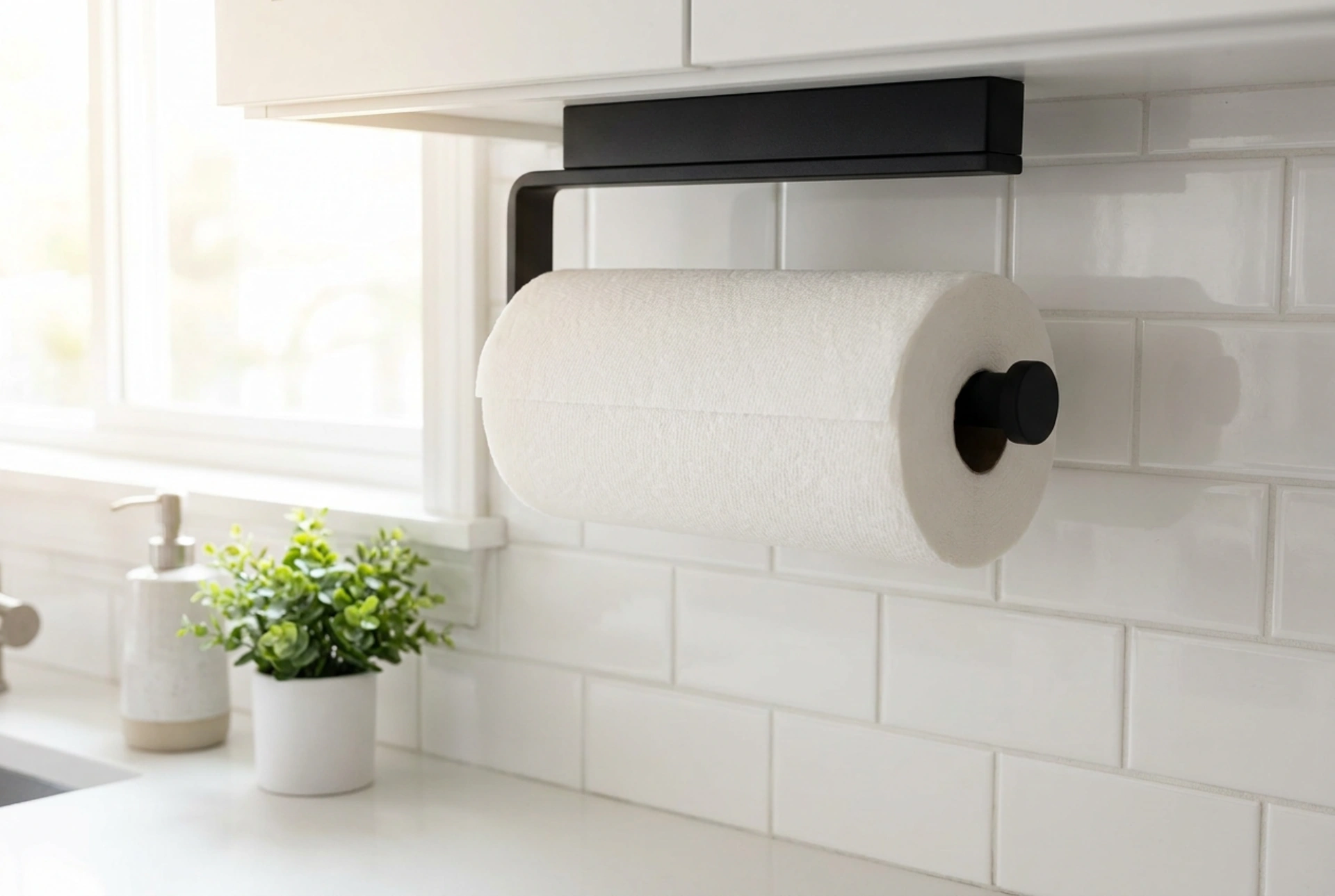 Porta-papel de cozinha: como posicionar para máxima higiene e praticidade