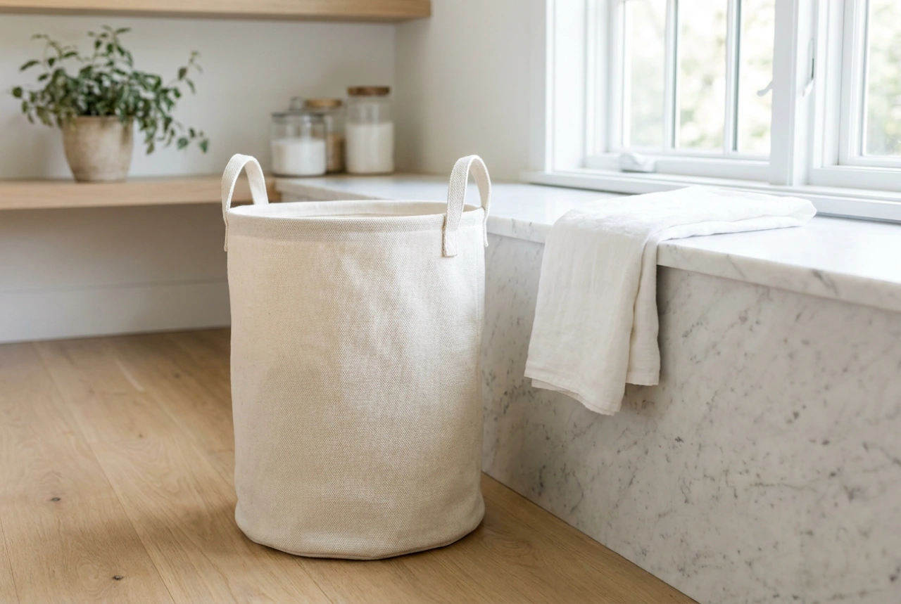 Como limpar e manter um cesto de roupa suja branco sempre impecável