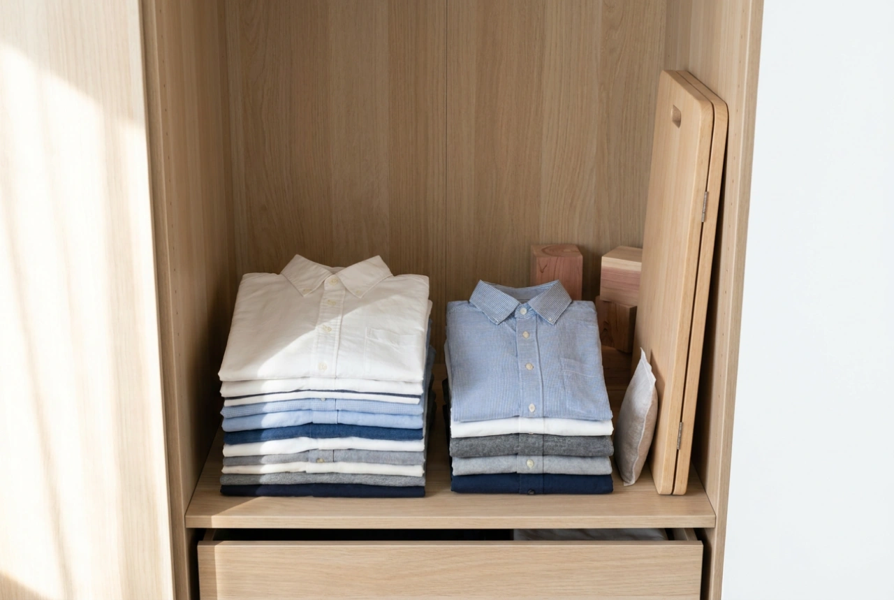 Como usar uma tábua de dobrar roupa para manter o roupeiro impecável