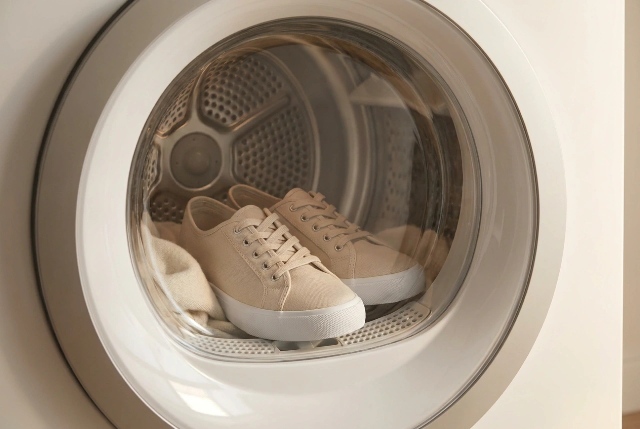 Técnica comprovada para secar sapatos na máquina de secar roupa