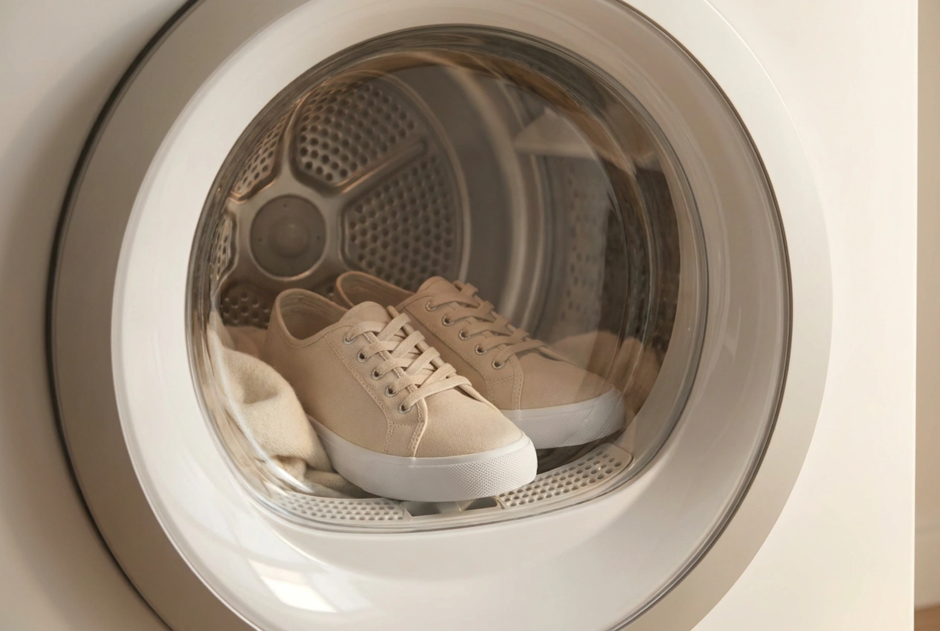 Técnica comprovada para secar sapatos na máquina de secar roupa