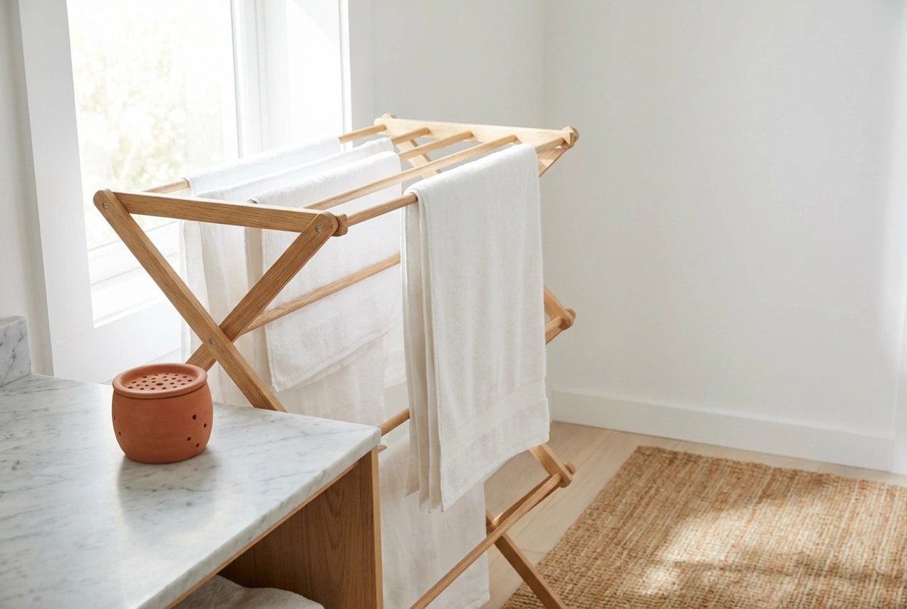 Como secar a roupa sem escoamento e reduzir a humidade em casa