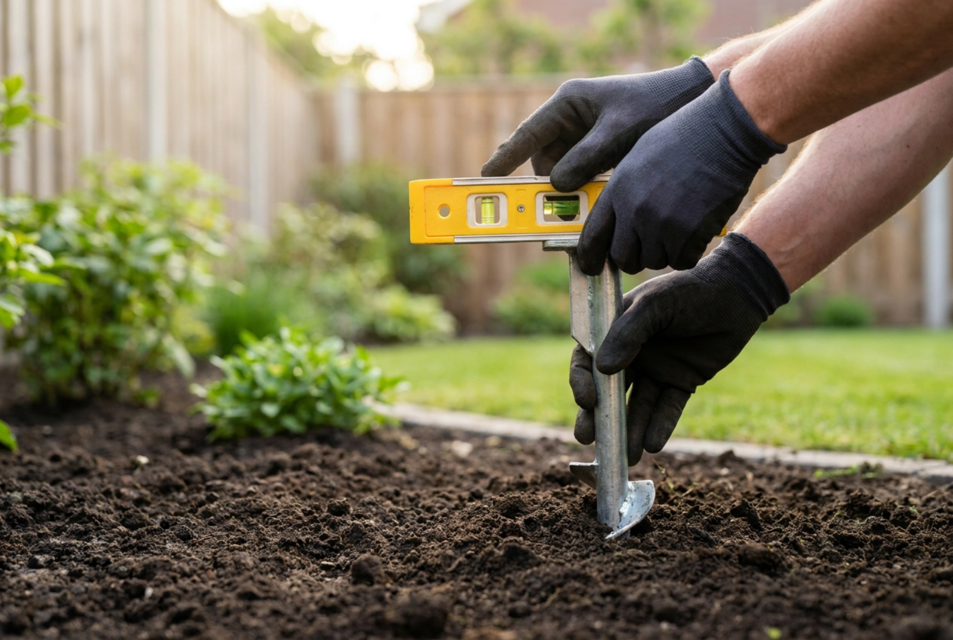 Como instalar um estendal de jardim de forma estável e segura