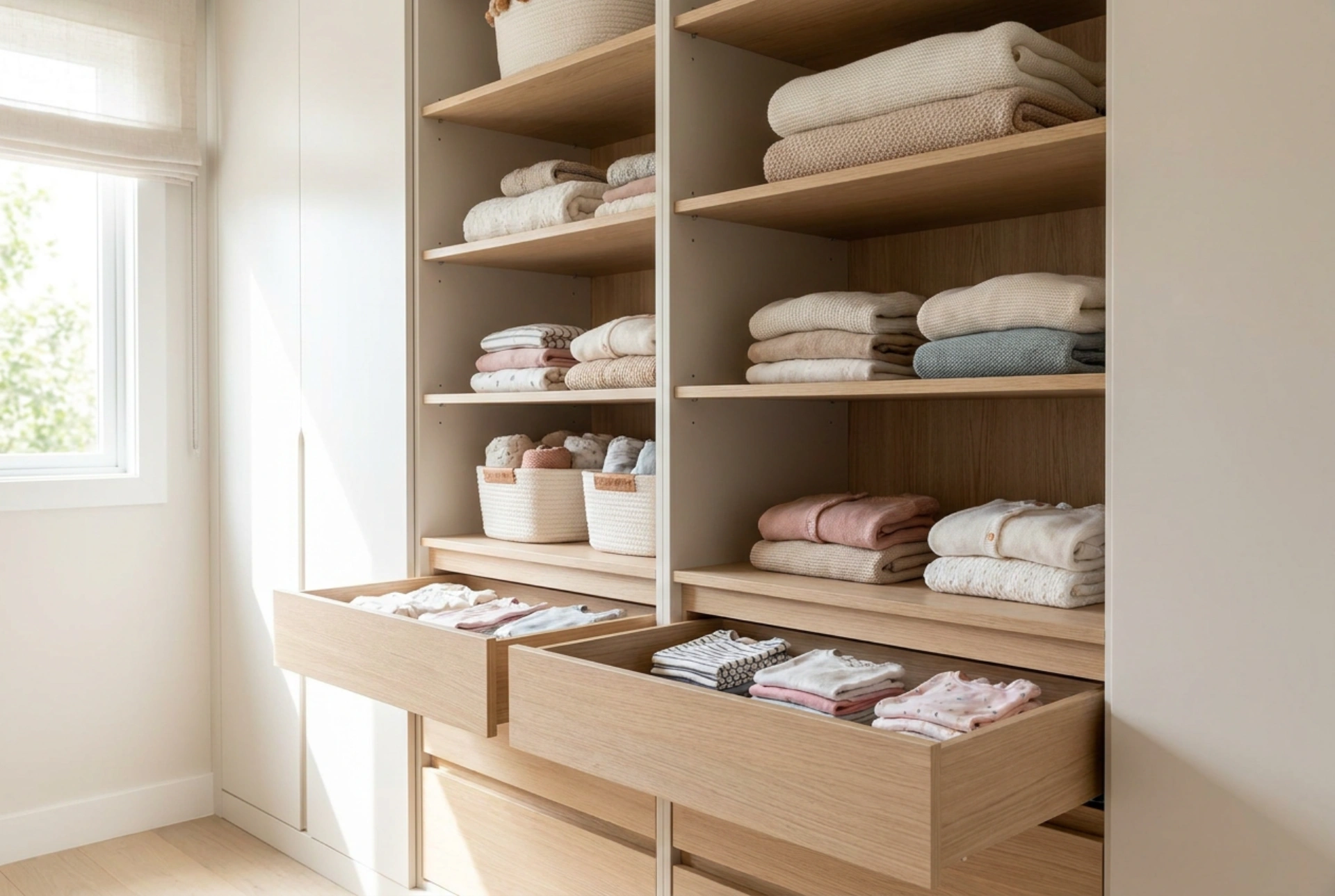 Como organizar o guarda-roupa infantil para facilitar a autonomia da criança